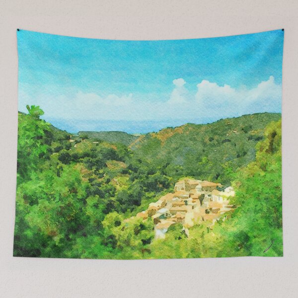 Item preview, View of the village from above designed and sold by Giuseppe Cocco.