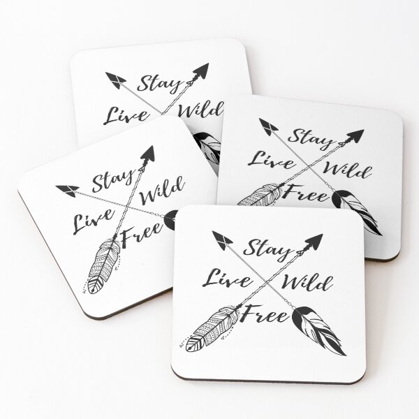 Item preview, Yoga - Stay Wild - live free - boho arrow indians designed and sold by BLucknerDesign.