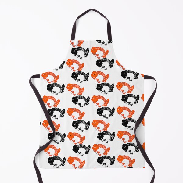 Item preview, Ranchu Goldfish Side View Logo Pair designed and sold by Nosnah.