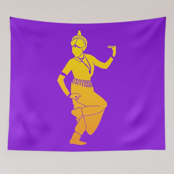 Item preview, Bhangra dancers - multi coloured designed and sold by Anne Cakebread.
