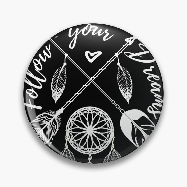 Item preview, Kopie von Yoga - Follow your dreams - Dreamcatcher native american art with feather 2 designed and sold by BLucknerDesign.