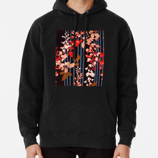 japanese flower hoodie