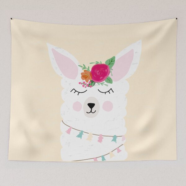Item preview, Cute llama Illustration designed and sold by harpleydesigns.