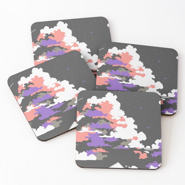 Item preview, Clouds: Red, purple, black designed and sold by Sully2d.
