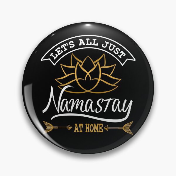 Item preview, Yoga - Let's all just Namastay at home - Namaste Lotus Flower 1 designed and sold by BLucknerDesign.