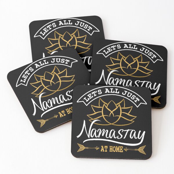 Item preview, Yoga - Let's all just Namastay at home - Namaste Lotus Flower 1 designed and sold by BLucknerDesign.