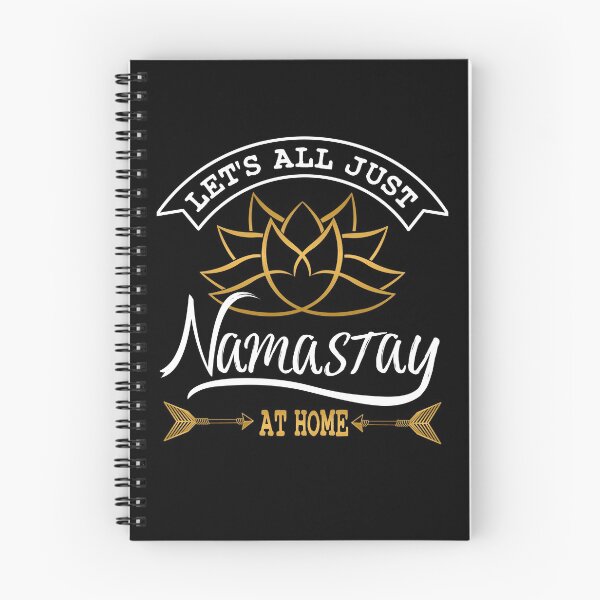 Item preview, Yoga - Let's all just Namastay at home - Namaste Lotus Flower 1 designed and sold by BLucknerDesign.