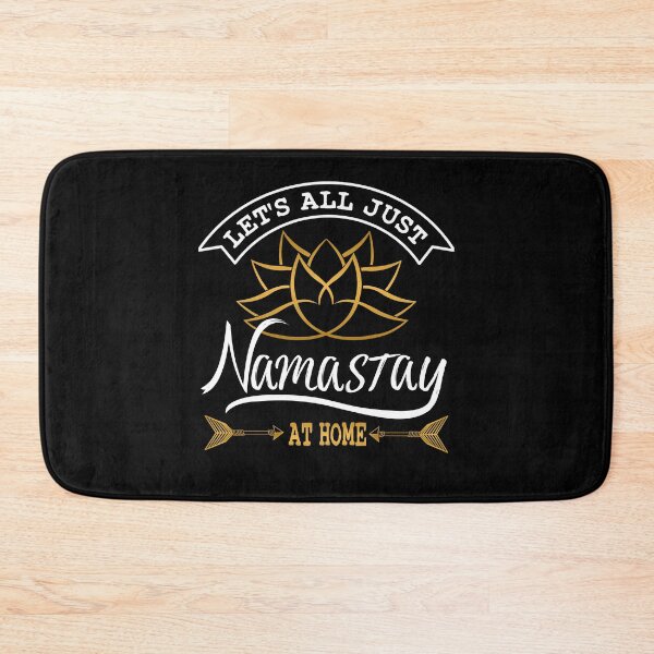 Item preview, Yoga - Let's all just Namastay at home - Namaste Lotus Flower 1 designed and sold by BLucknerDesign.