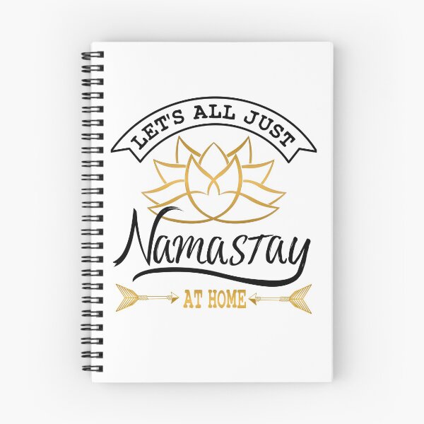 Item preview, Yoga - Let's all just Namastay at home - Namaste Lotus Flower 2 designed and sold by BLucknerDesign.