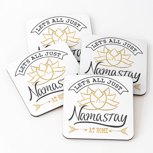 Item preview, Yoga - Let's all just Namastay at home - Namaste Lotus Flower 2 designed and sold by BLucknerDesign.