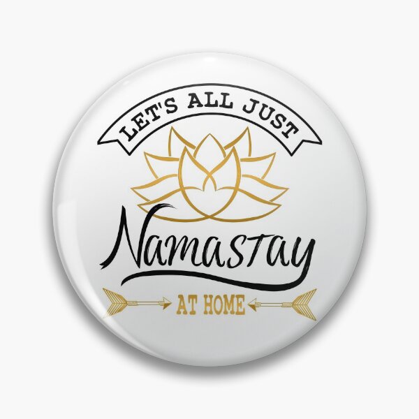 Item preview, Yoga - Let's all just Namastay at home - Namaste Lotus Flower 2 designed and sold by BLucknerDesign.