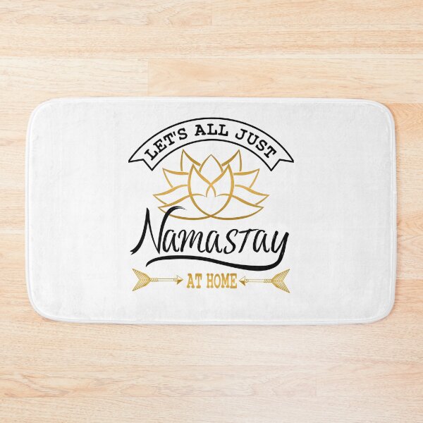 Item preview, Yoga - Let's all just Namastay at home - Namaste Lotus Flower 2 designed and sold by BLucknerDesign.