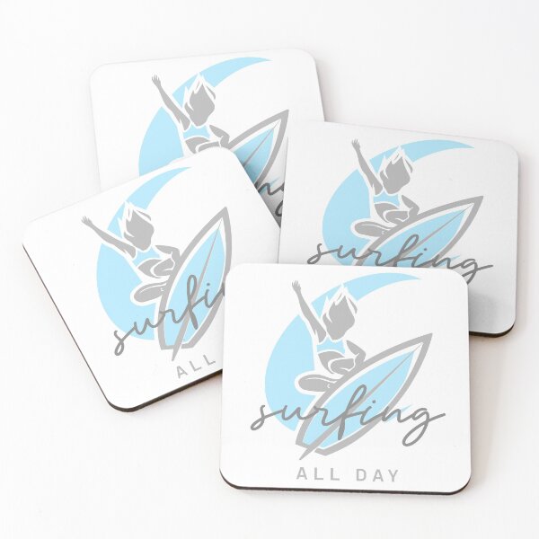 Item preview, Surfing All Day - Surfer Design designed and sold by Anthrocosmos.