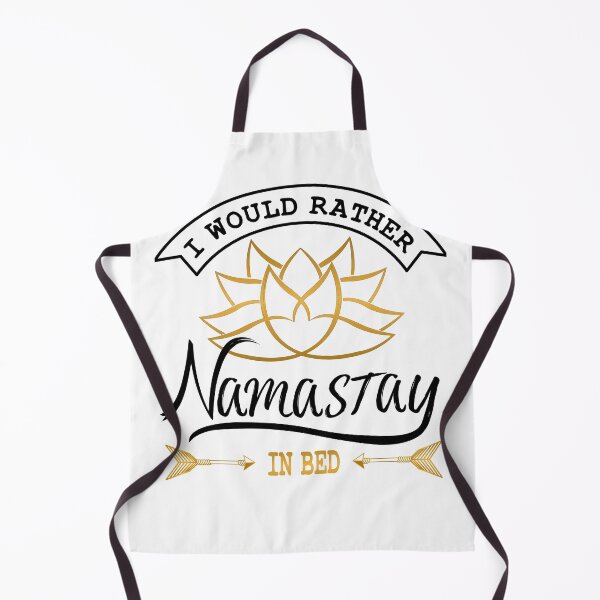 Item preview, Yoga - I would rather Namastay in Bed - Namaste Lotusflower 1 designed and sold by BLucknerDesign.