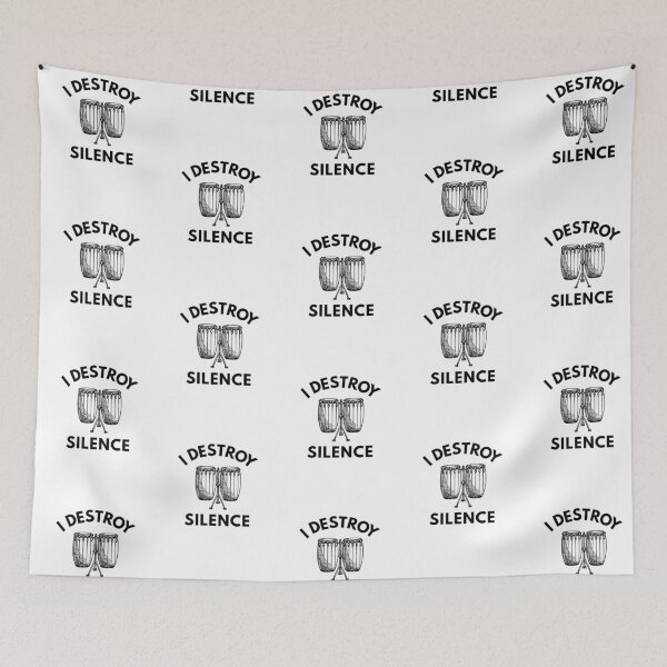 Item preview, I Destroy Silence With My Conga designed and sold by PayoutStream.