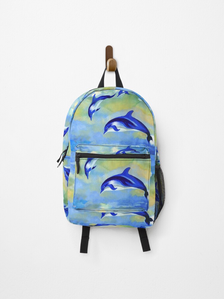 Thumbnail 1 of 3, Backpack, Dolphin Fantasy designed and sold by junglequeen.