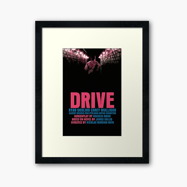 Drive Movie Poster Framed Art Print