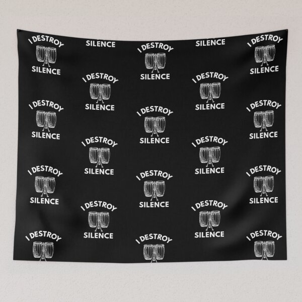 Item preview, I Destroy Silence With My Conga designed and sold by PayoutStream.