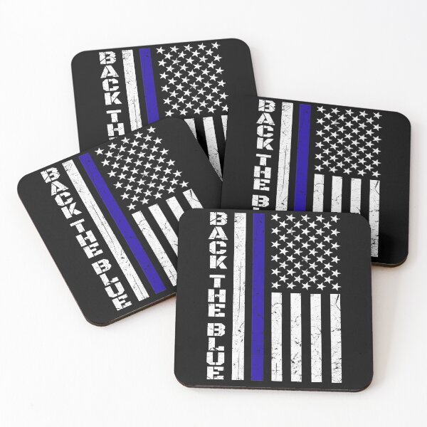 Item preview, Back The Blue Police Flag designed and sold by MagicBoutique.
