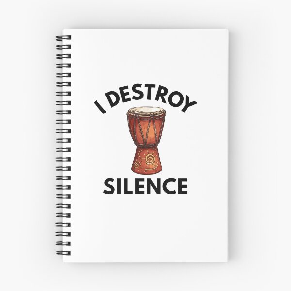 Item preview, I Destroy Silence With My Djembe designed and sold by PayoutStream.