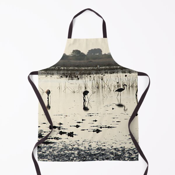 Item preview, Flamingos Wading River Bank Landscape designed and sold by worldways.