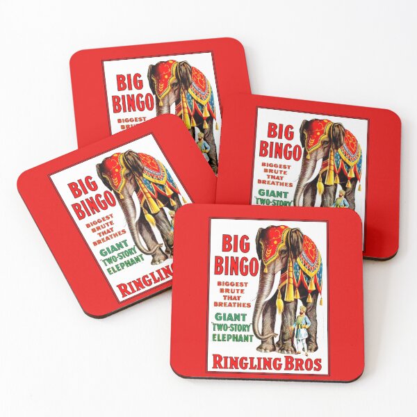Item preview, RINGLING BROS. : Vintage Big Bingo Giant Elephant Circus Print designed and sold by posterbobs.