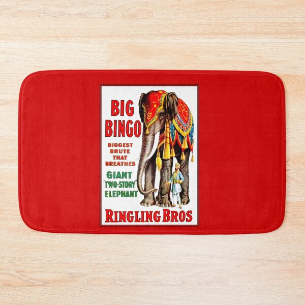 Item preview, RINGLING BROS. : Vintage Big Bingo Giant Elephant Circus Print designed and sold by posterbobs.