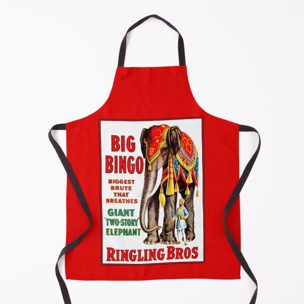 Item preview, RINGLING BROS. : Vintage Big Bingo Giant Elephant Circus Print designed and sold by posterbobs.
