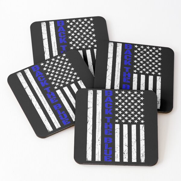 Item preview, Back The Blue Police Flag designed and sold by MagicBoutique.