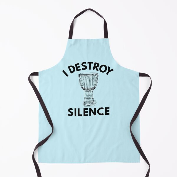 Item preview, I Destroy Silence With My Djembe designed and sold by PayoutStream.