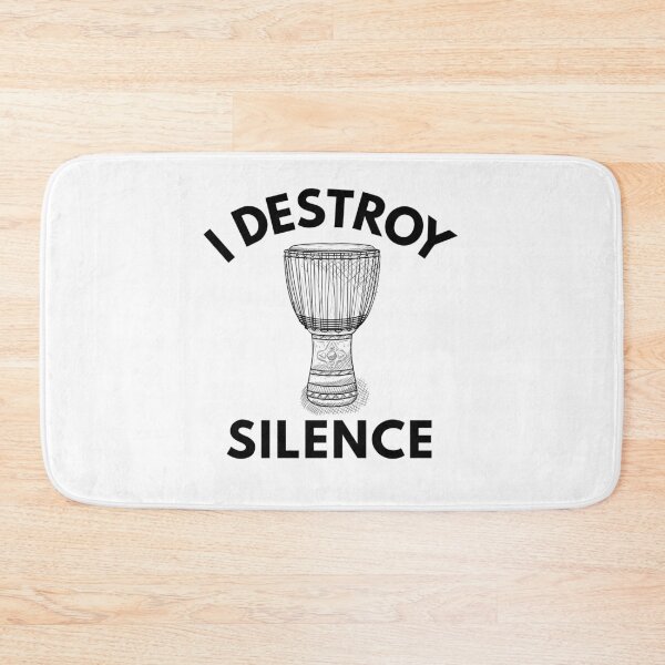Item preview, I Destroy Silence With My Djembe designed and sold by PayoutStream.