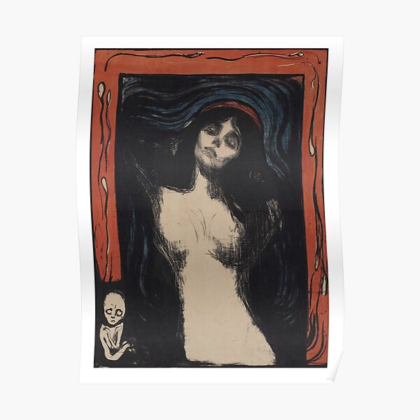 The Madonna Edvard Munch Poster