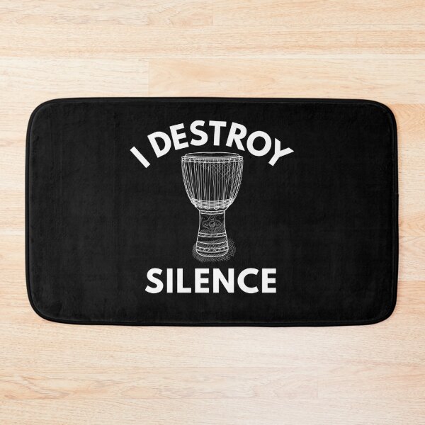 Item preview, I Destroy Silence With My Djembe designed and sold by PayoutStream.