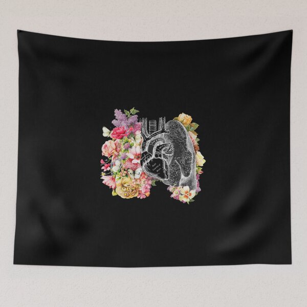 Item preview, Floral Lungs Watercolor Paint designed and sold by bone  apart.