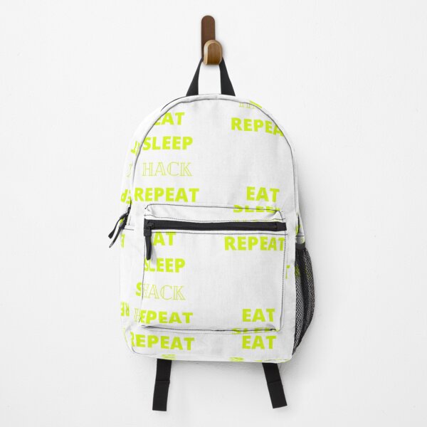Item preview, eat sleep hack repeat slim feat t-shirt designed and sold by DZYONA.