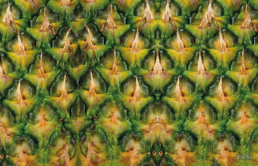 "Pineapple Texture" by ExPix Redbubble