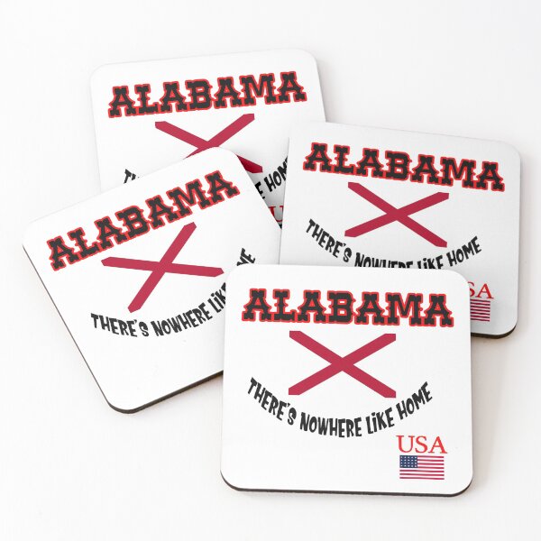 Item preview, Alabama There's Nowhere Like Home Usa Flag Favorite State Workout Gift Ideas T Shirts designed and sold by mygiftideas.