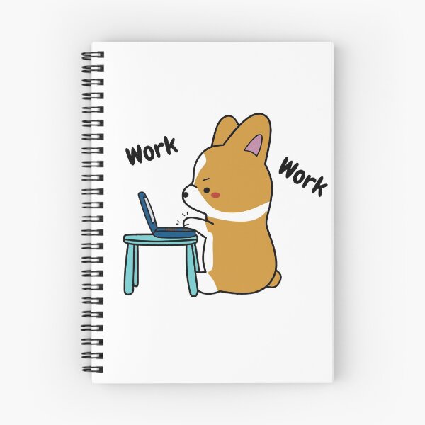 Item preview, Work From Home Corgi designed and sold by Hustlercredo.