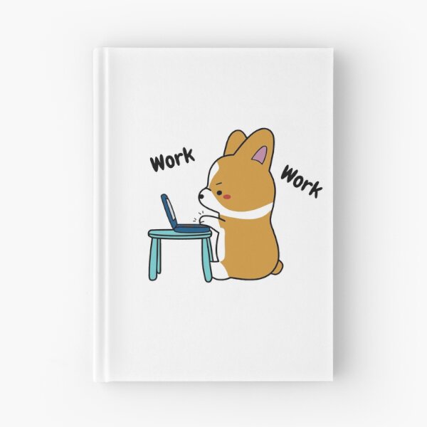 Item preview, Work From Home Corgi designed and sold by Hustlercredo.