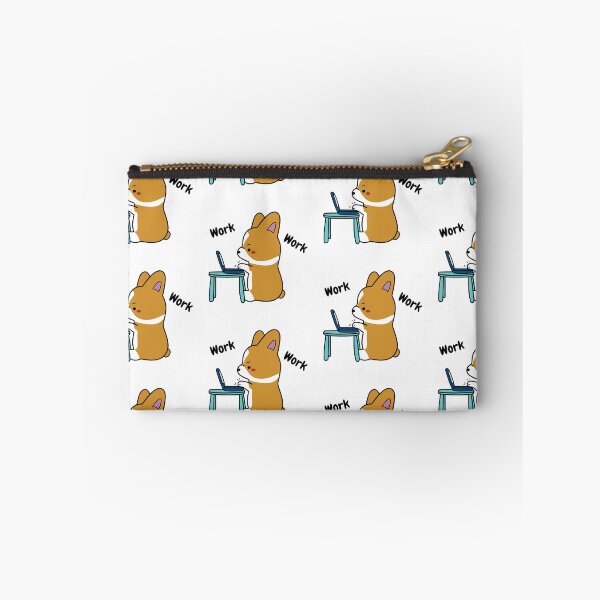 Item preview, Work From Home Corgi designed and sold by Hustlercredo.