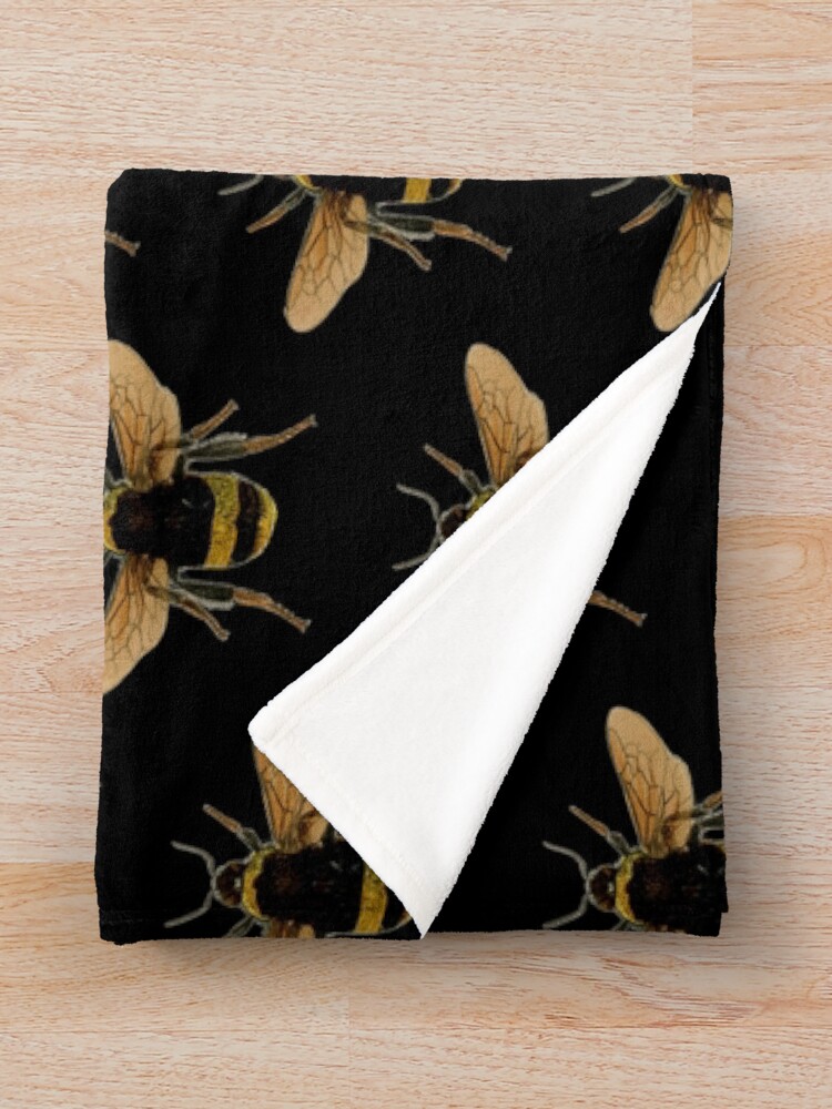 Alternate view of Bumble Bee Throw Blanket