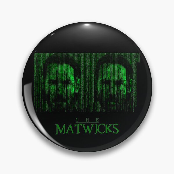 Item preview, The Matwicks (Green font & Black background) designed and sold by Pendy777.