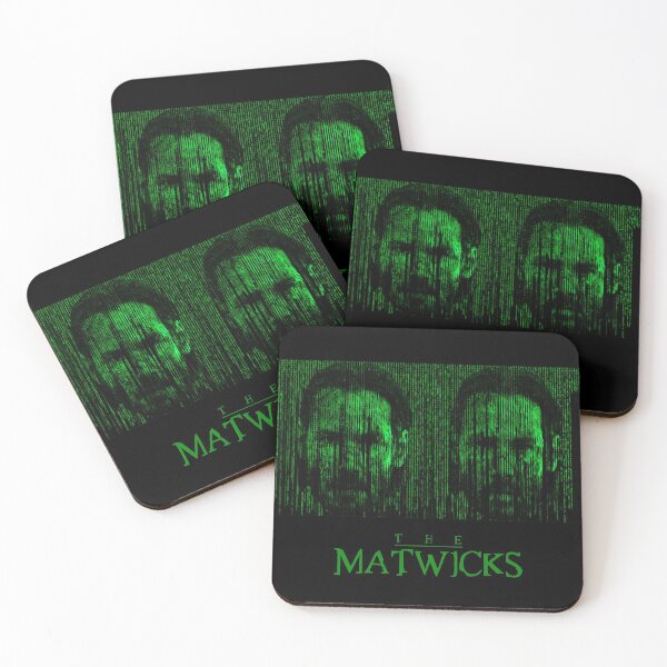 Item preview, The Matwicks (Green font & Black background) designed and sold by Pendy777.