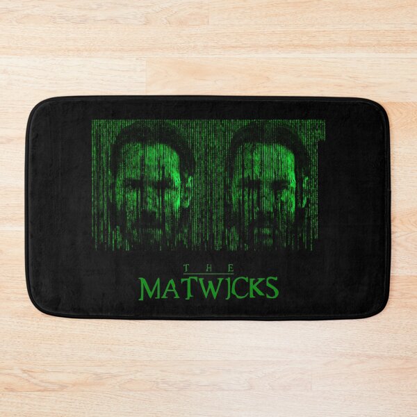 Item preview, The Matwicks (Green font & Black background) designed and sold by Pendy777.