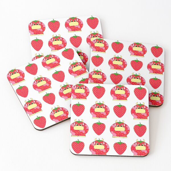 Item preview, (Look at you) Strawberry Cow Pattern  designed and sold by GreySkiesArt.