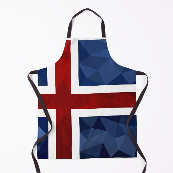Item preview, Low Poly Iceland Flag - Geometric Nordic Cross Design designed and sold by OrangePoly.