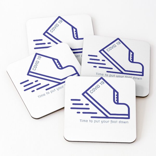 Item preview, COVID 19: Time to Put Your Foot Down designed and sold by Got-Ya-Bak.