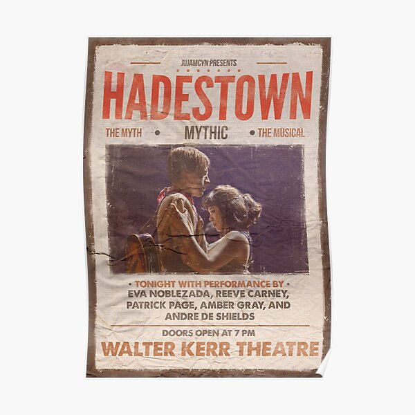 Hadestown Vintage Poster Poster