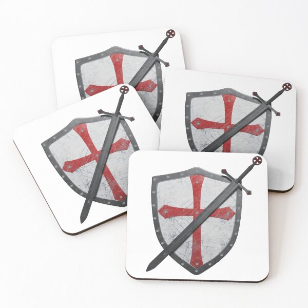 Item preview, Crusader Sword and Shield designed and sold by DUSU.