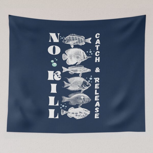 Item preview, Let's go Fishing!! No Kill- Catch & Release designed and sold by AmazingEcraft.